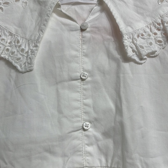 New!Zara Kids Embroidered Poplin Dress - Picture 8 of 12